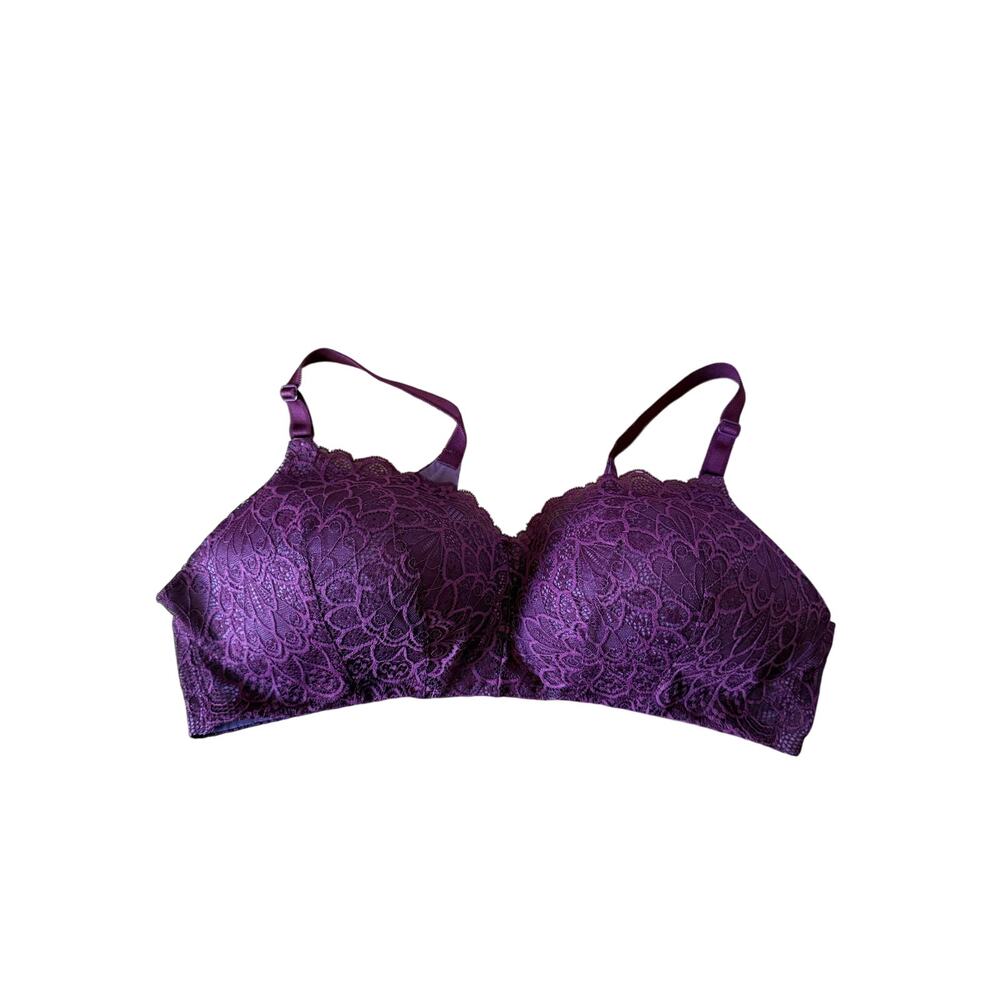 Torrid maroon lace bra